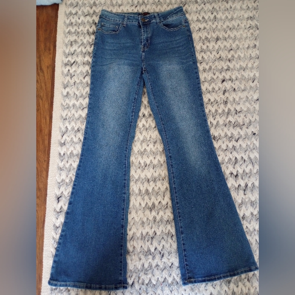 Red Blue Denim Jeans